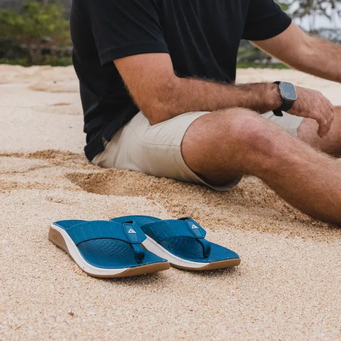 Reef Flip Flops Men The Deckhand Ocean Depths