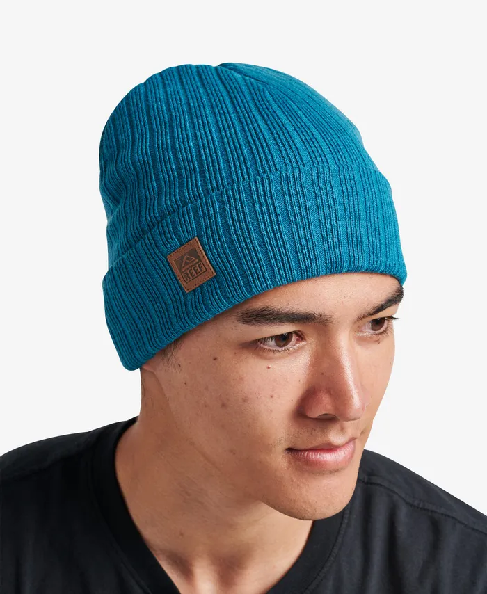 Reef Hats and Beanies Men Jenks Cuff Beanie Biscay Bay