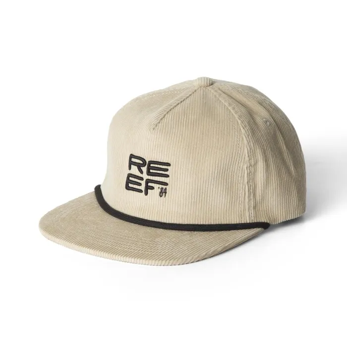 Reef Hats and Beanies WomenMen Nattie Corduroy Hat Almond Milk