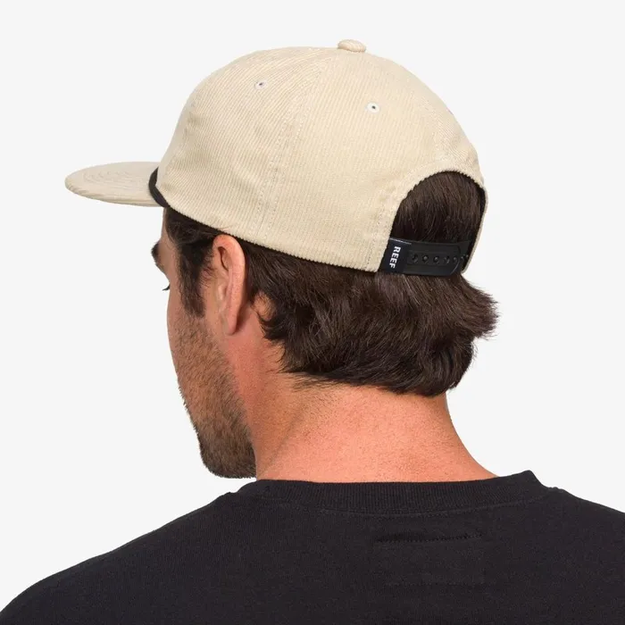 Reef Hats and Beanies WomenMen Nattie Corduroy Hat Almond Milk
