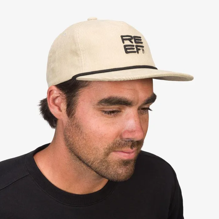 Reef Hats and Beanies WomenMen Nattie Corduroy Hat Almond Milk