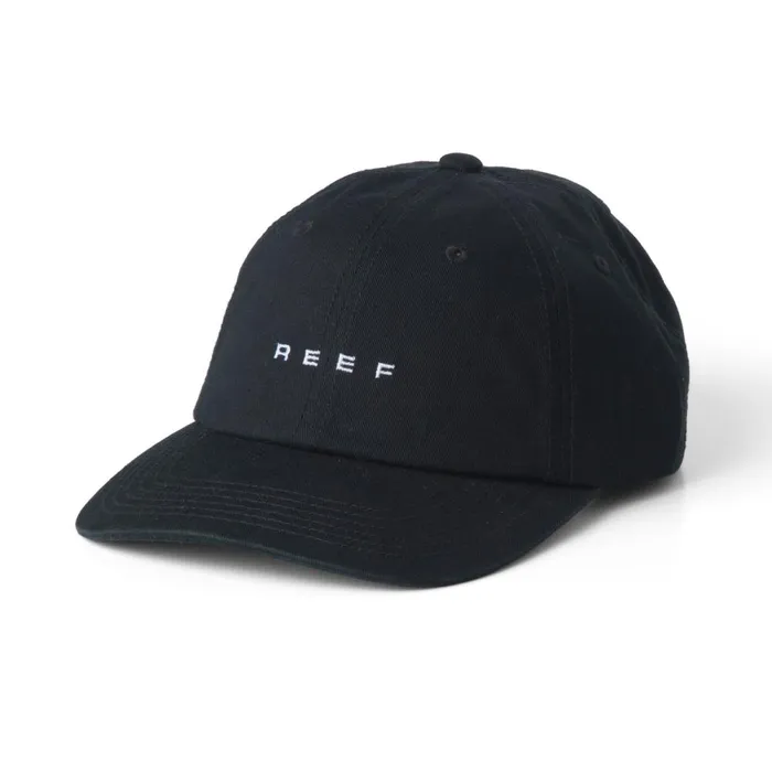 Reef Hats and Beanies WomenMen Schotts Twill Hat Caviar Reef Hats and Beanies WomenMen Schotts Twill Hat Caviar