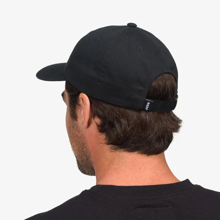 Reef Hats and Beanies WomenMen Schotts Twill Hat Caviar Reef Hats and Beanies WomenMen Schotts Twill Hat Caviar