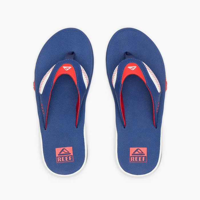 Reef Sandals Men Fanning Pregame Redwhiteblue Reef Sandals Men Fanning Pregame Redwhiteblue