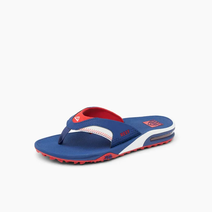 Reef Sandals Men Fanning Pregame Redwhiteblue Reef Sandals Men Fanning Pregame Redwhiteblue