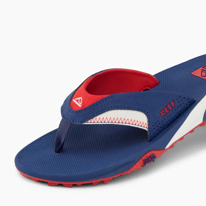 Reef Sandals Men Fanning Pregame Redwhiteblue Reef Sandals Men Fanning Pregame Redwhiteblue