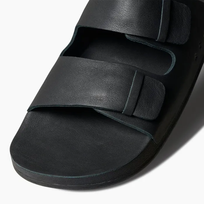 Reef Sandals Men Ojai Two Bar Black Reef Sandals Men Ojai Two Bar Black