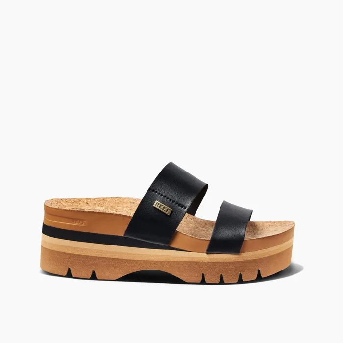 Reef Sandals Women Cushion Vista Higher Black