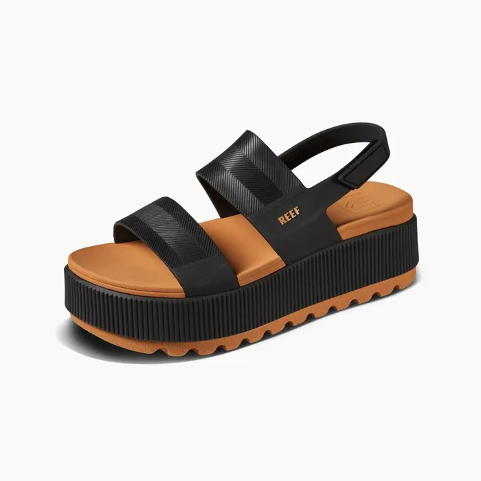 Reef Sandals Women Water Vista Higher Black Cognac Reef Sandals Women Water Vista Higher Black Cognac