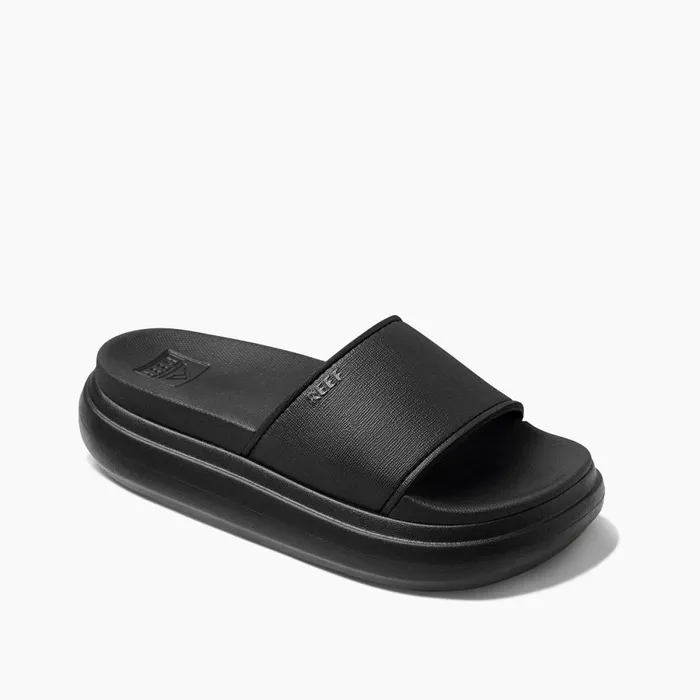 Reef Slides Women Cushion Bondi Bay Blackblack Reef Slides Women Cushion Bondi Bay Blackblack