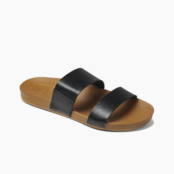 Reef Slides Women Cushion Vista Blacknatural