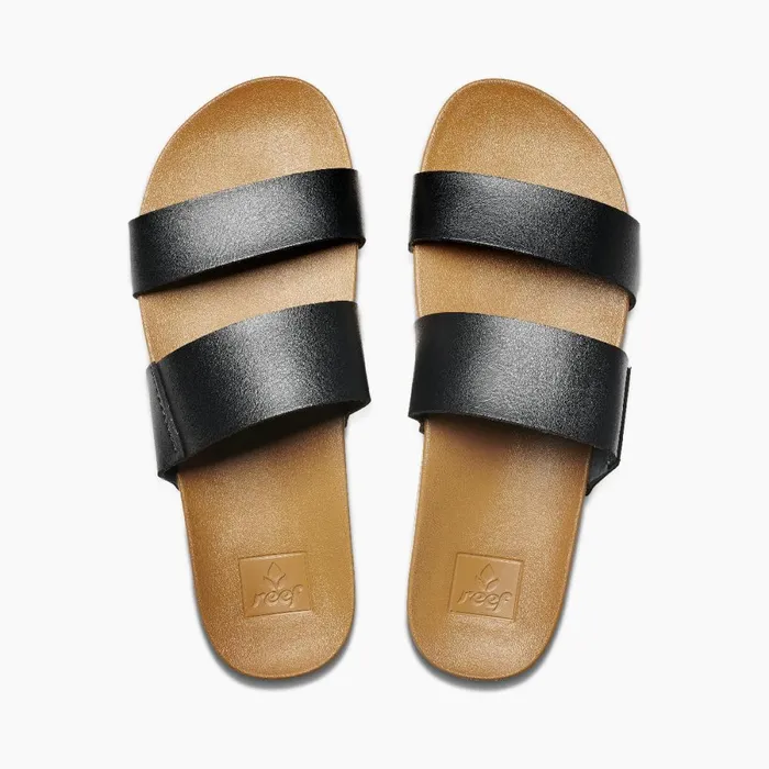 Reef Slides Women Cushion Vista Blacknatural