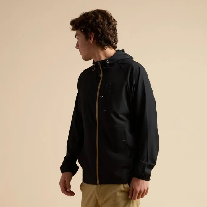 Reef Surf Shirts and UPF Apparel Men Garvey Upf 40 Full Zip Jacket Caviar Reef Surf Shirts and UPF Apparel Men Garvey Upf 40 Full Zip Jacket Caviar