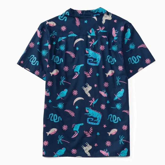 Reef TShirts and Shirts Men Roy Short Sleeve Shirt Insigna Blue Reef TShirts and Shirts Men Roy Short Sleeve Shirt Insigna Blue