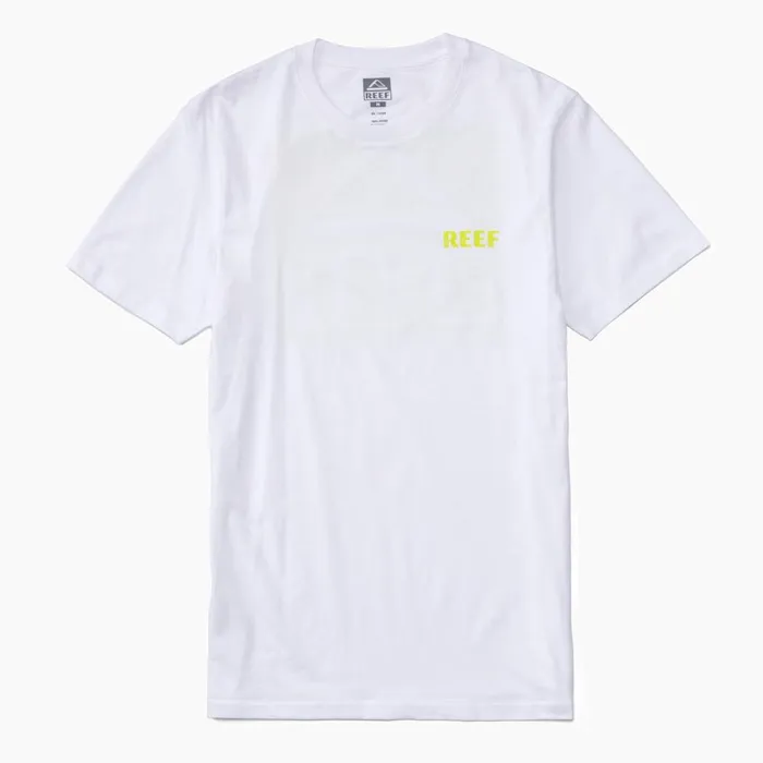 Reef TShirts and Shirts Men Wellie Short Sleeve Tee Bright White