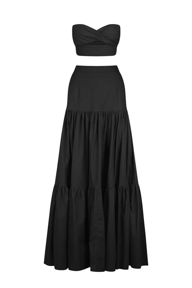 Runaway The Label Crops Shop Ayla Top 8211 Black