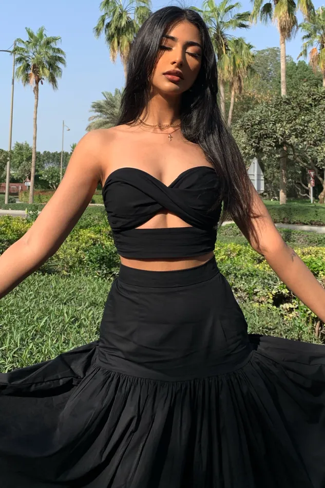 Runaway The Label Crops Shop Ayla Top 8211 Black