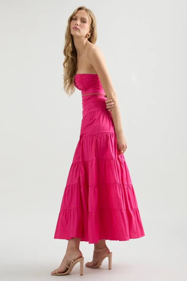 Runaway The Label Crops Shop TAHOE TOP 8211 FUCHSIA