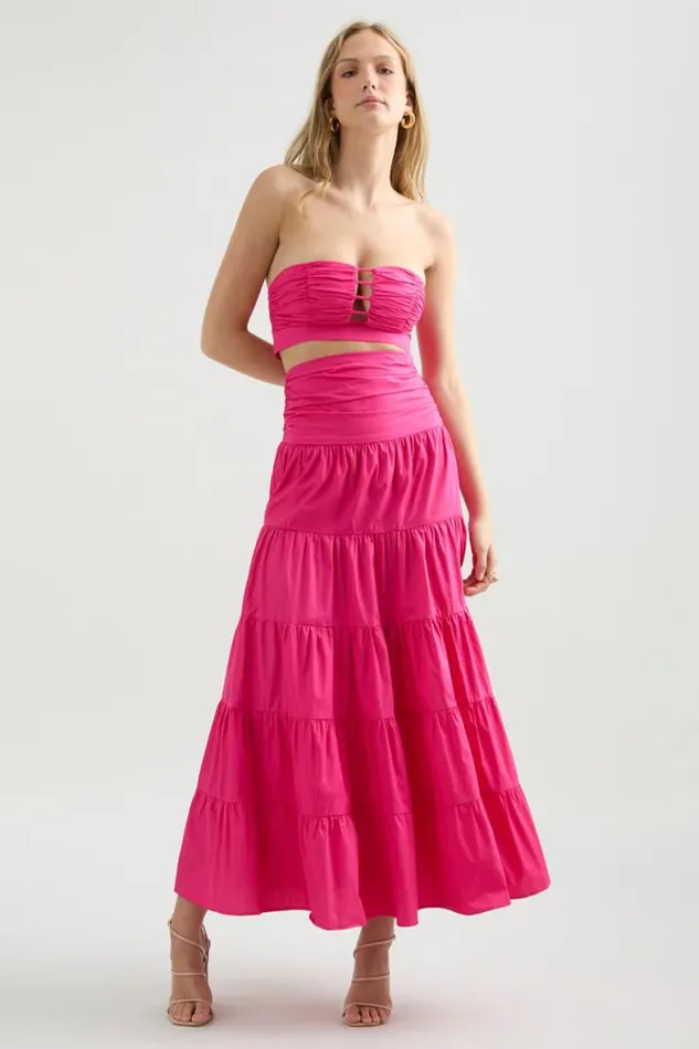 Runaway The Label Crops Shop TAHOE TOP 8211 FUCHSIA