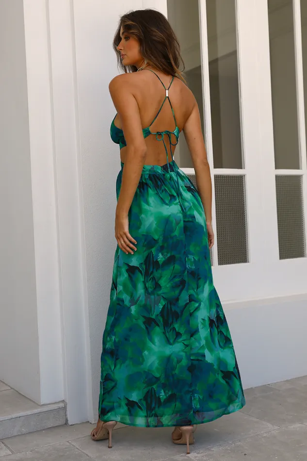 Runaway The Label Maxi Shop Calista Dress 8211 Green Runaway The Label Maxi Shop Calista Dress 8211 Green