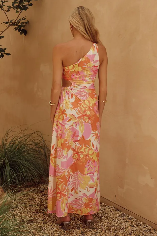 Runaway The Label Maxi Shop COVE MAXI DRESS 8211 MALTA PINK