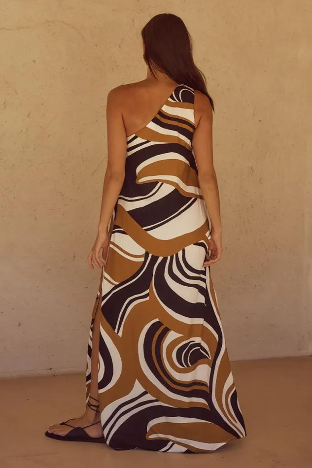 Runaway The Label Maxi Shop KATIKA MAXI DRESS 8211 PANTINA CARAMEL