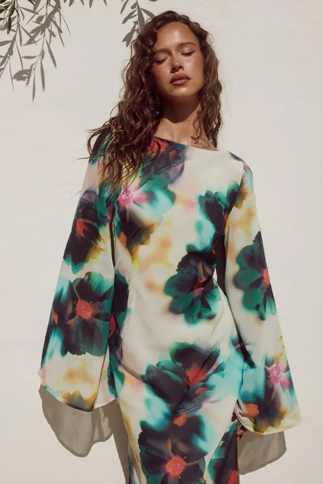 Runaway The Label Maxi Shop KIMBER MAXI DRESS 8211 CAMILA PRINT