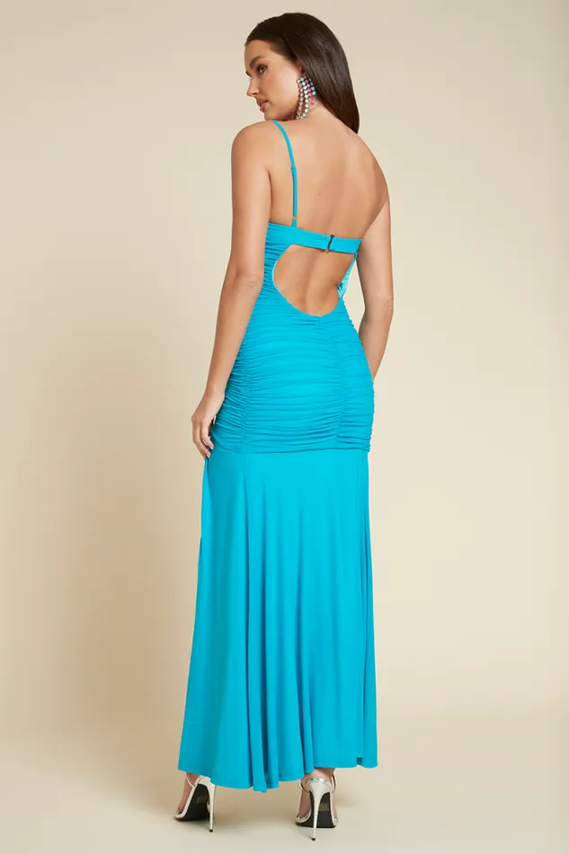 Runaway The Label Maxi Shop LAMAR MAXI DRESS 8211 OCEAN Runaway The Label Maxi Shop LAMAR MAXI DRESS 8211 OCEAN