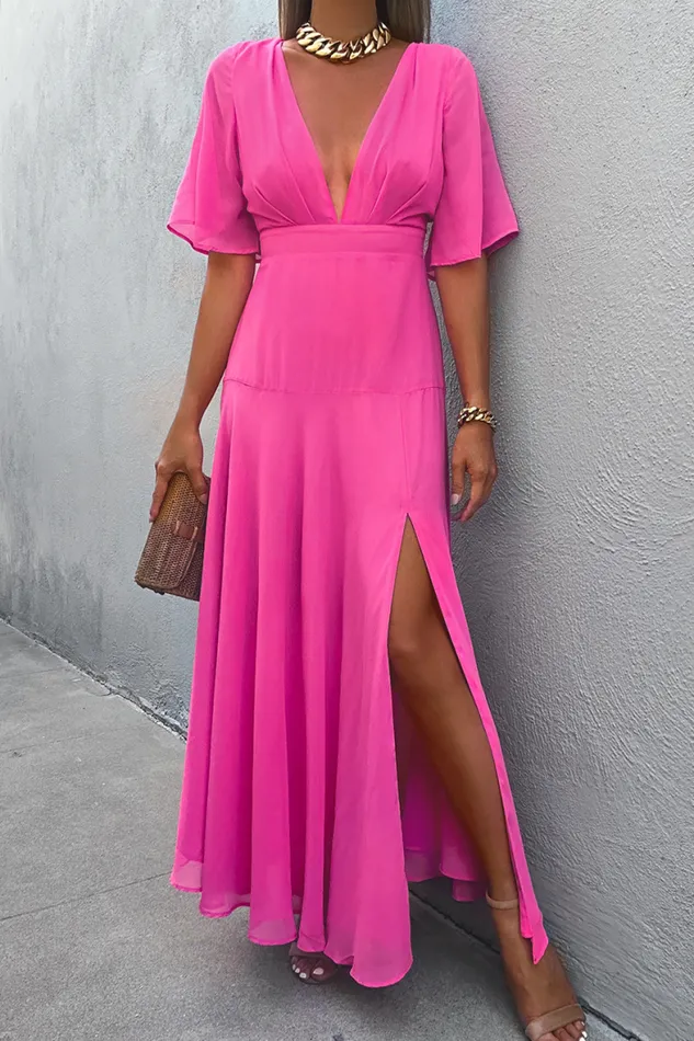 Runaway The Label Maxi Shop Madeline Maxi Dress 8211 Pink