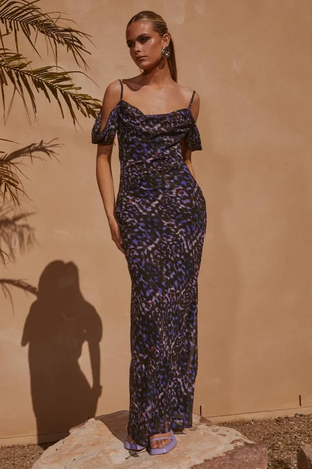 Runaway The Label Maxi Shop OXANA SLIP DRESS 8211 IRIS OXANA Runaway The Label Maxi Shop OXANA SLIP DRESS 8211 IRIS OXANA