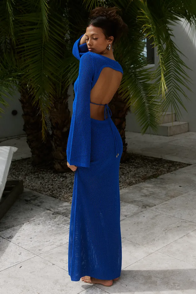 Runaway The Label Maxi Shop ROSALIE MAXI DRESS 8211 ROYAL