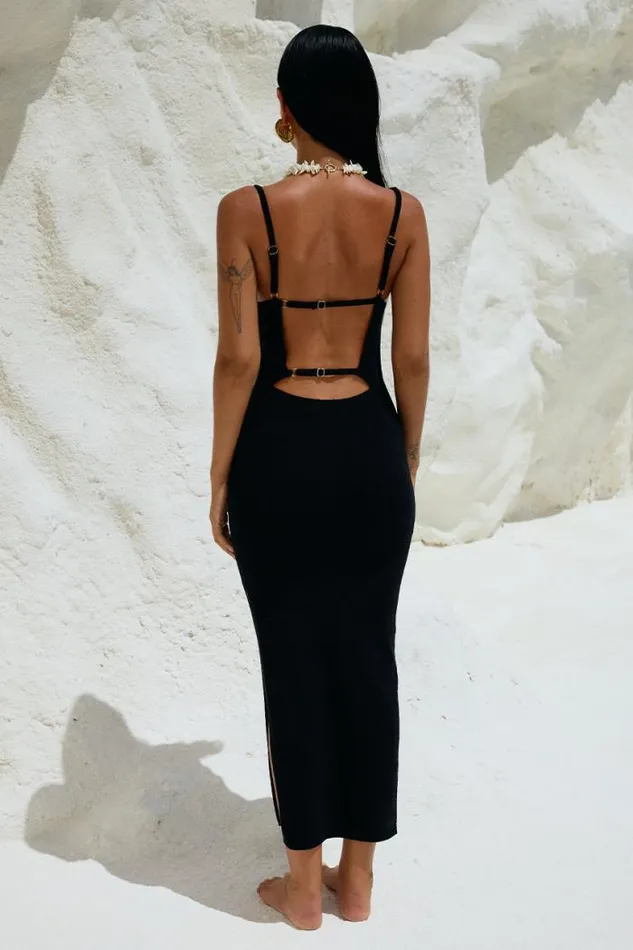 Runaway The Label Midi Shop AKARI MIDI DRESS 8211 BLACK