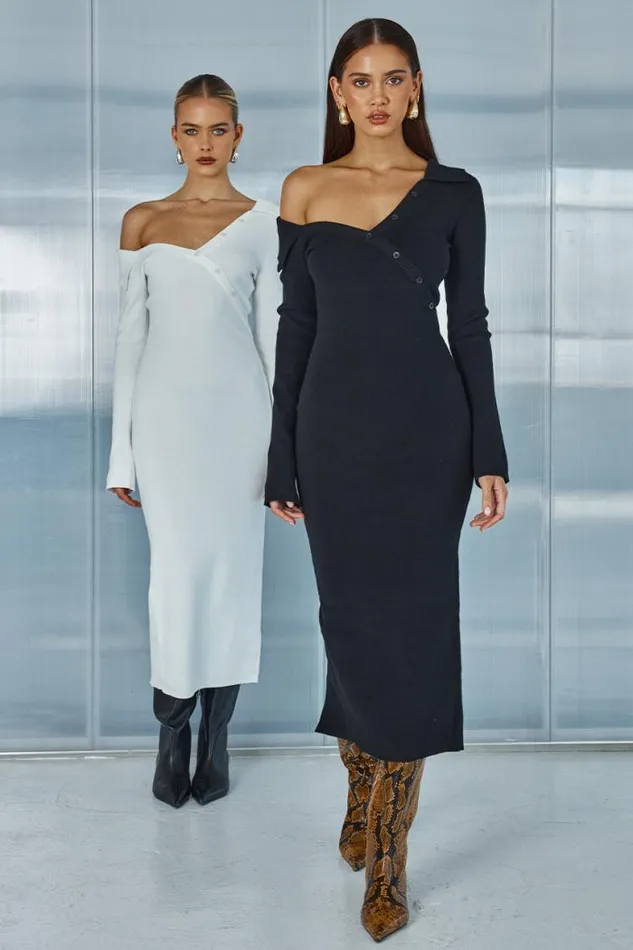 Runaway The Label Midi Shop CASA MIDI DRESS 8211 BLACK