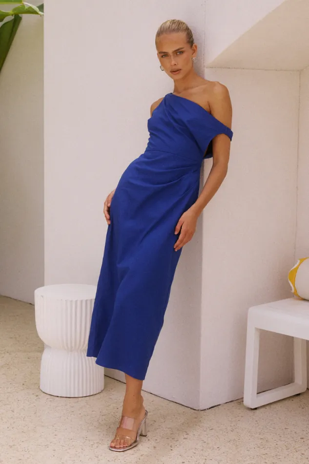 Runaway The Label Midi Shop JASPIN MIDI DRESS 8211 ROYAL