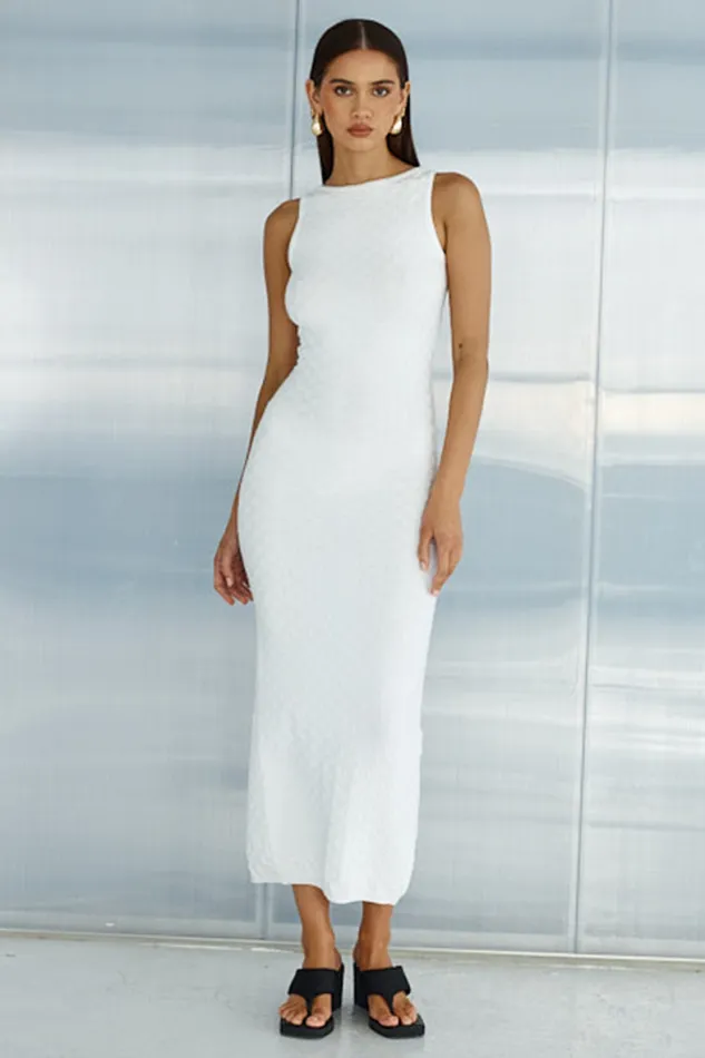 Runaway The Label Midi Shop KALINO MIDI DRESS 8211 WHITE