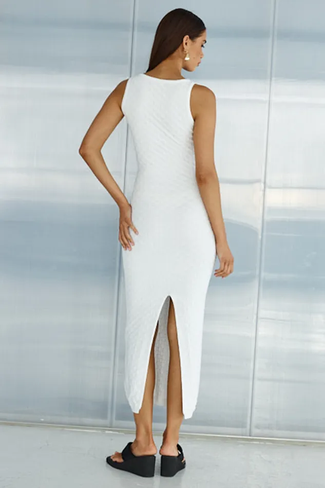 Runaway The Label Midi Shop KALINO MIDI DRESS 8211 WHITE Runaway The Label Midi Shop KALINO MIDI DRESS 8211 WHITE