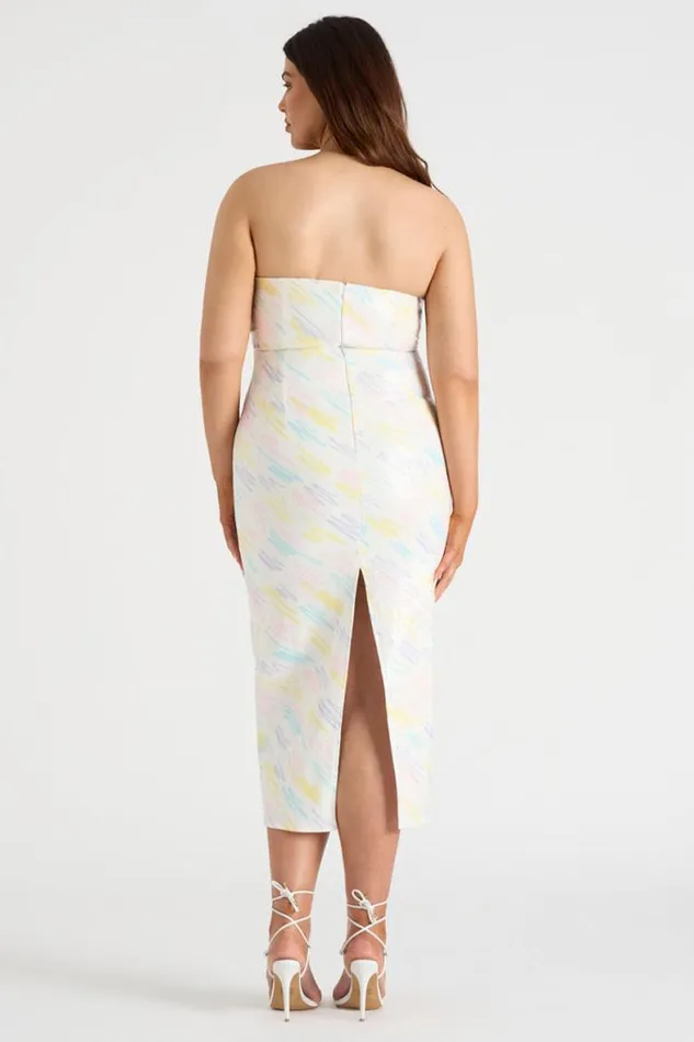 Runaway The Label Midi Shop THE SQUIGGLE MIDI DRESS 8211 PRINT Runaway The Label Midi Shop THE SQUIGGLE MIDI DRESS 8211 PRINT