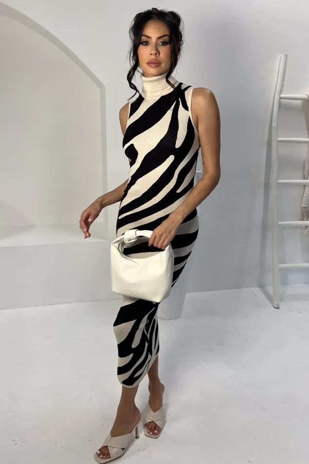 Runaway The Label Midi Shop VENTURA MIDI DRESS 8211 SANDBLACK