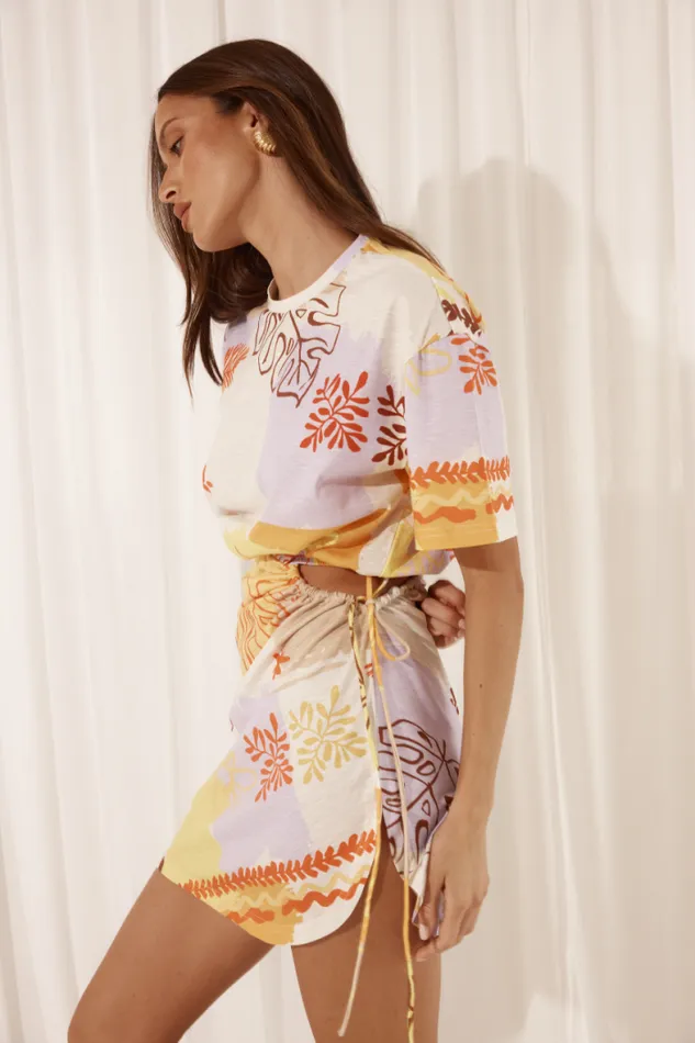 Runaway The Label Mini Shop BRIZZIE MINI DRESS 8211 PALAMA PRINT