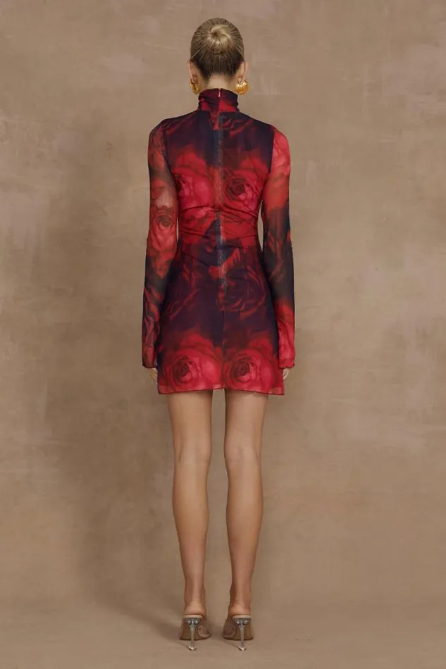 Runaway The Label Mini Shop JORDI MINI DRESS 8211 GIOVANA PRINT