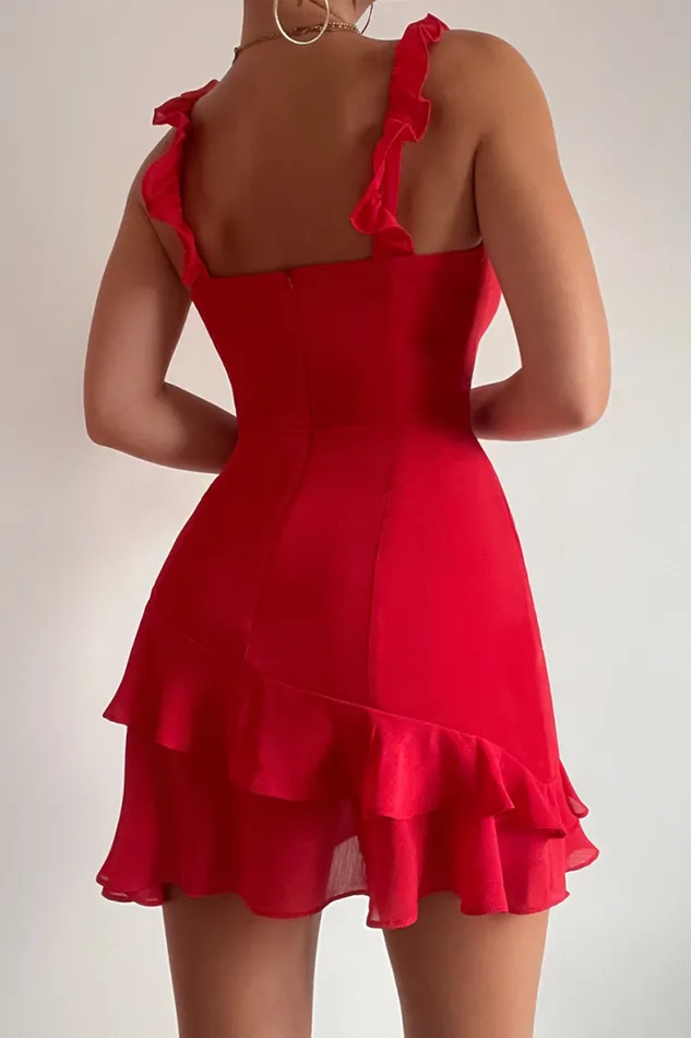 Runaway The Label Mini Shop MINCIA MINI DRESS 8211 RED