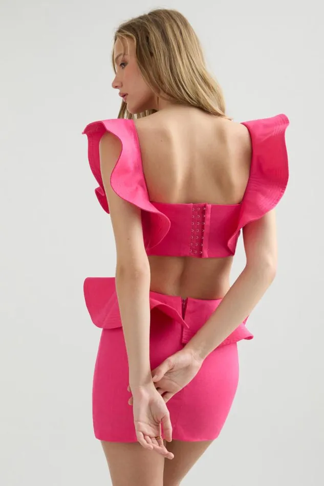 Runaway The Label Mini Shop Nassau Mini Dress 8211 Fuchsia