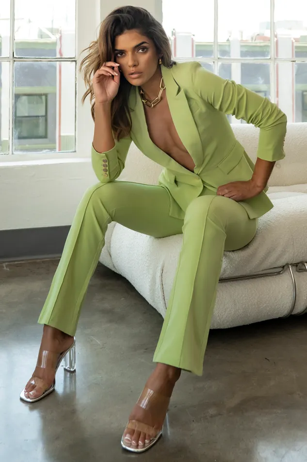 Runaway The Label Pants Shop Casa Pant 8211 Lime Runaway The Label Pants Shop Casa Pant 8211 Lime