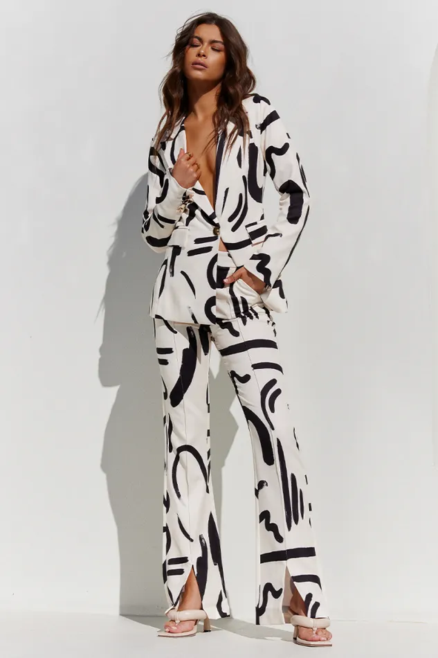 Runaway The Label Pants Shop York Suit Pant 8211 SandBlack Runaway The Label Pants Shop York Suit Pant 8211 SandBlack