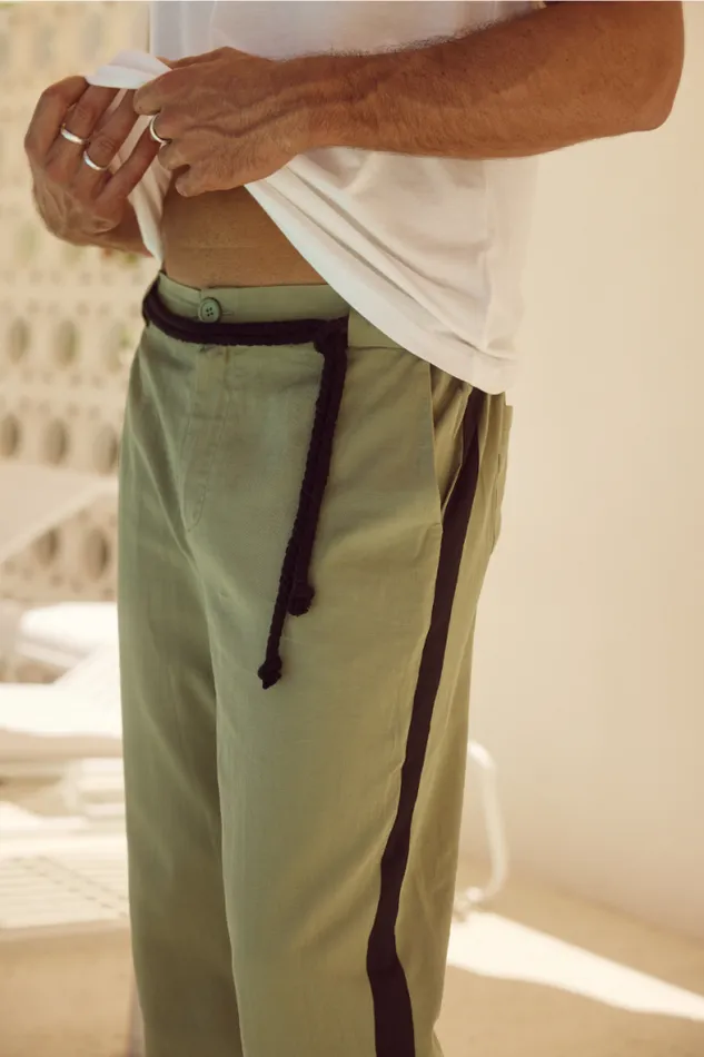 Runaway The Label Sets Menswear LORENZO PANT 8211 KHAKIBLACK
