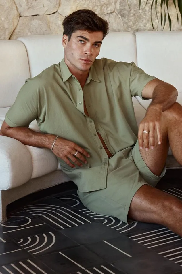Runaway The Label Sets Menswear SATORI SHIRT 8211 KHAKI