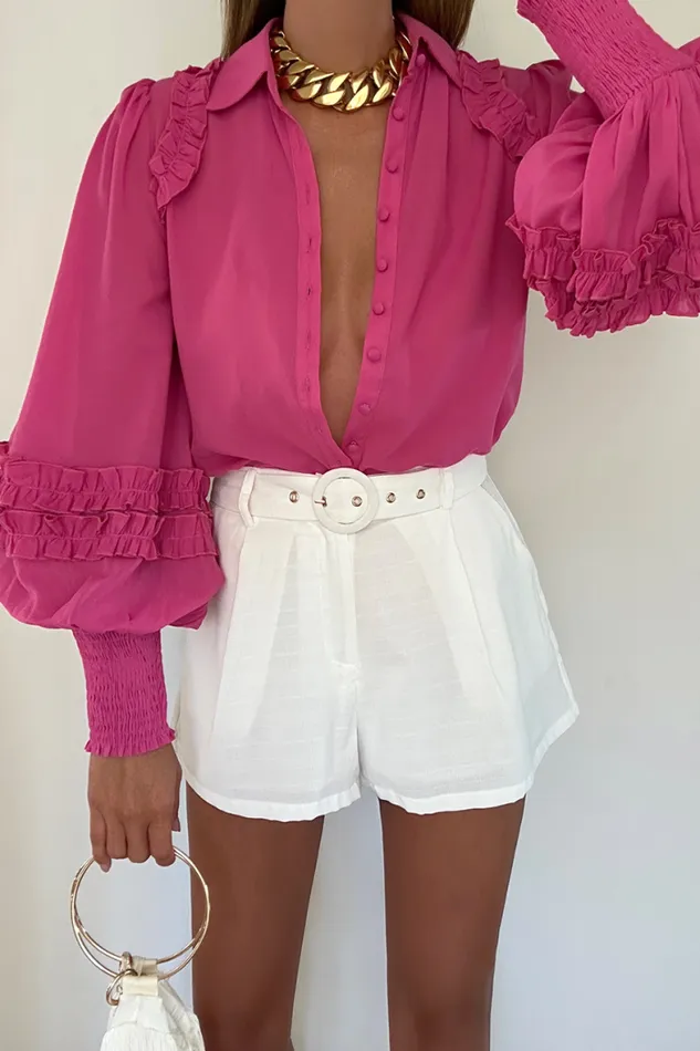 Runaway The Label Shirts and Blouses Shop Bettina Shirt 8211 Fuchsia