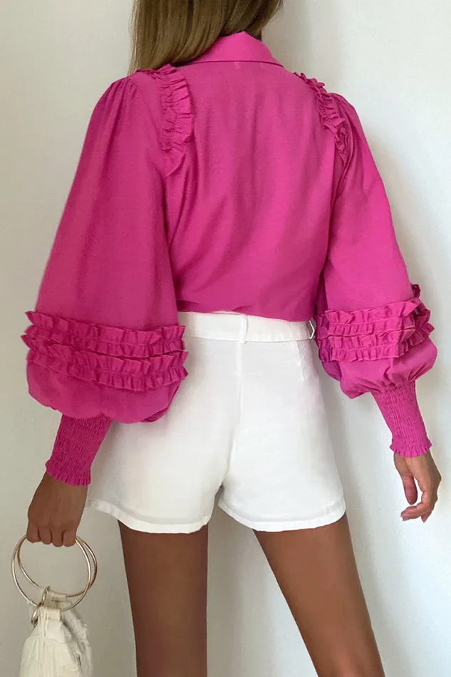 Runaway The Label Shirts and Blouses Shop Bettina Shirt 8211 Fuchsia