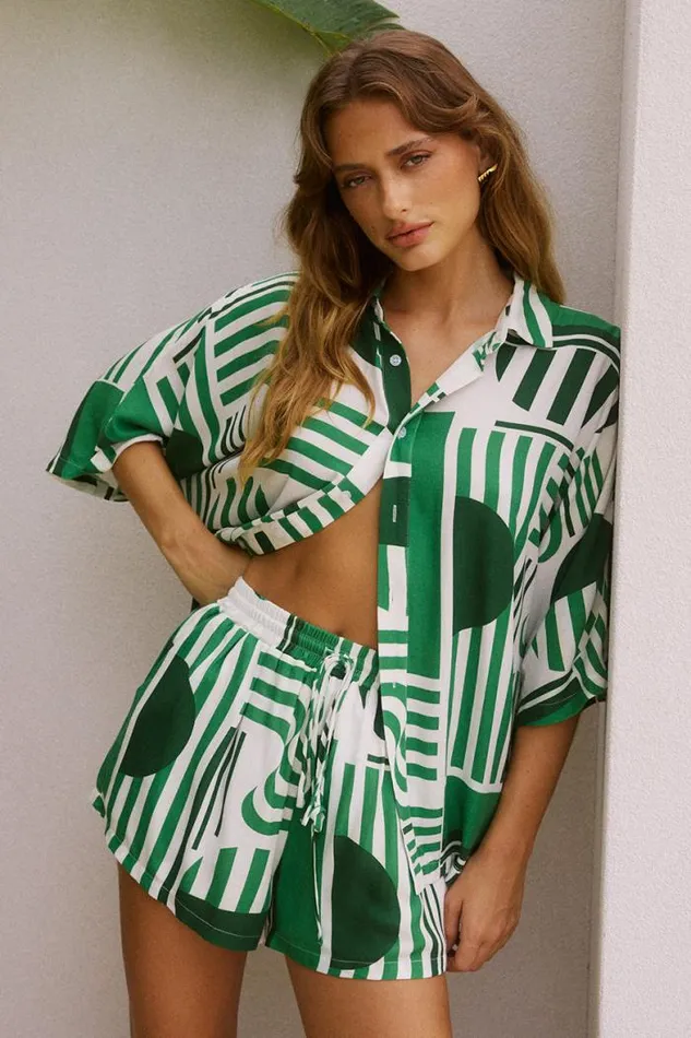 Runaway The Label Shirts and Blouses Shop VENUS SHIRT 8211 VARGO GREEN
