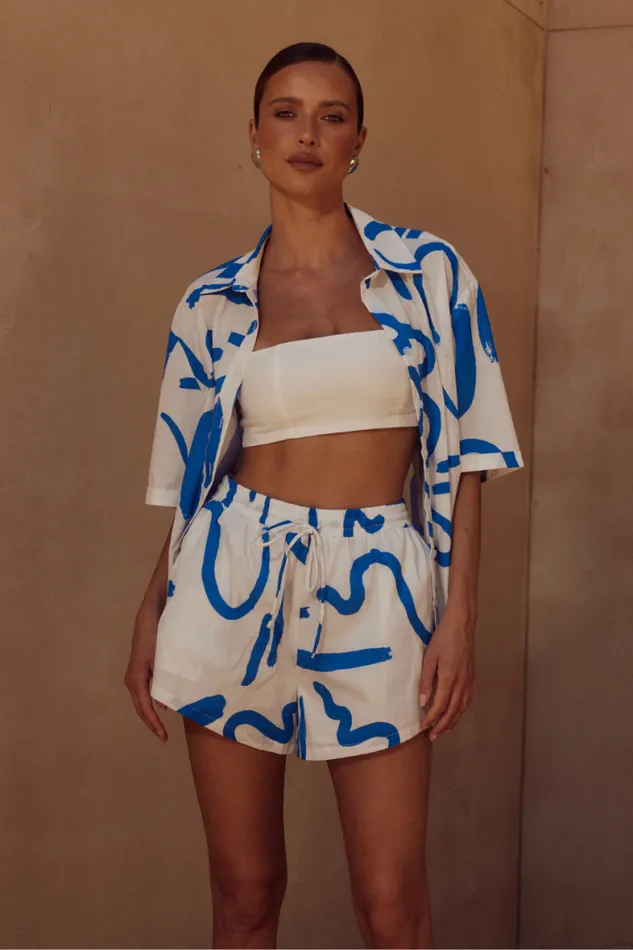 Runaway The Label Shirts and Blouses Shop YORK SHIRT 8211 WHITEBLUE